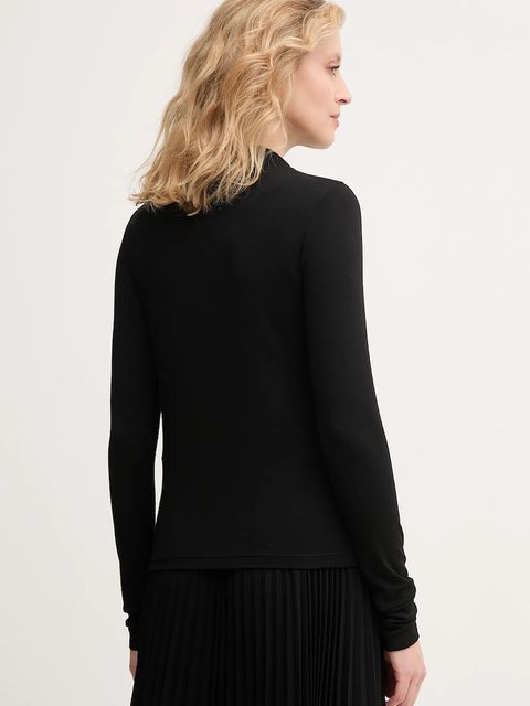 Marella longsleeve Emme by Marella kolor czarny z golfem 2525946031200