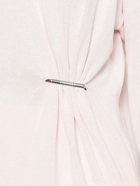 TWINSET gathered sweater - Pink