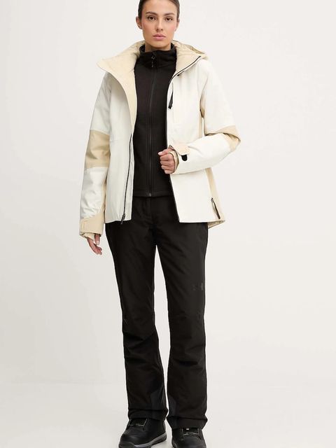 The North Face kurtka narciarska Lenado kolor beżowy NF0A8DDSTOB1