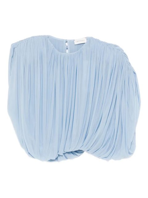 Magda Butrym pleated blouse - Blue - zdjęcie produktu nr 1