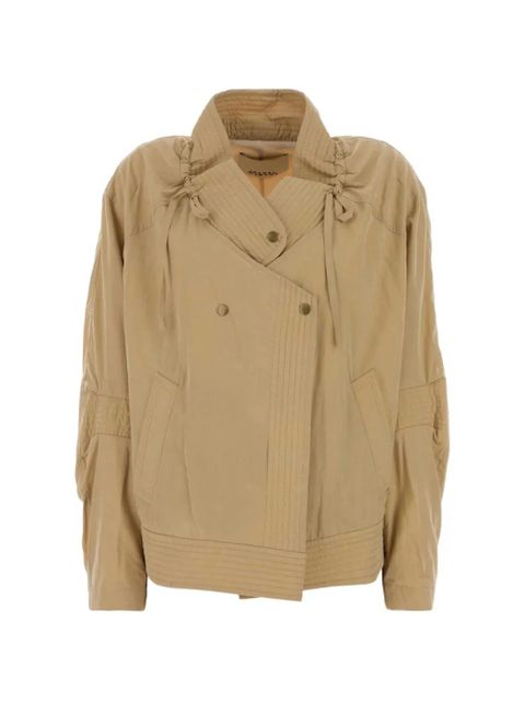 ISABEL MARANT Theresa quilted-trim jacket - Neutrals - zdjęcie produktu nr 1