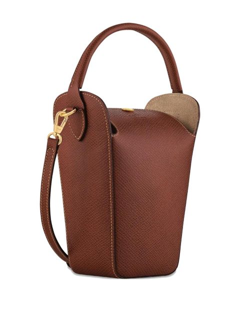 Longchamp mini Épure Pop Corn bucket bag - Brown