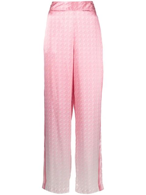 Casablanca Morning City View silk trousers - Pink - zdjęcie produktu nr 1