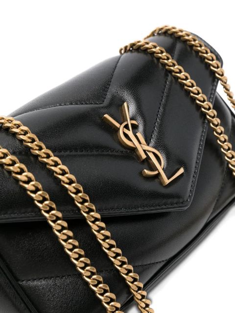 Saint Laurent leather crossbody bag - Black