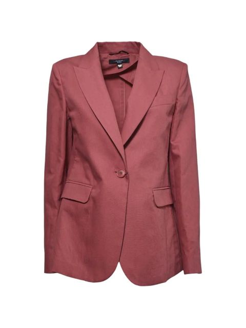 Weekend Max Mara notched-lapel pocket blazer - Red - zdjęcie produktu nr 1
