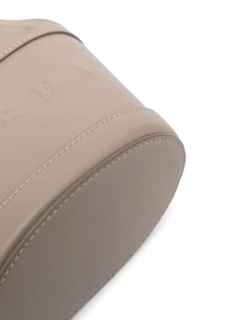 Marni micro Tropicalia leather tote bag - Brown