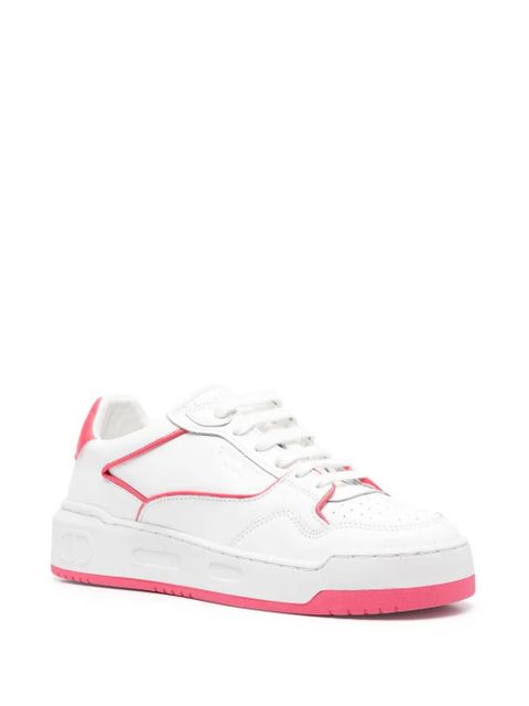 TWINSET low-top leather sneakers - White - zdjęcie produktu nr 2