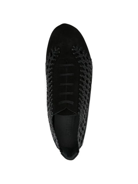 Hereu woven lace-up sneakers - Black