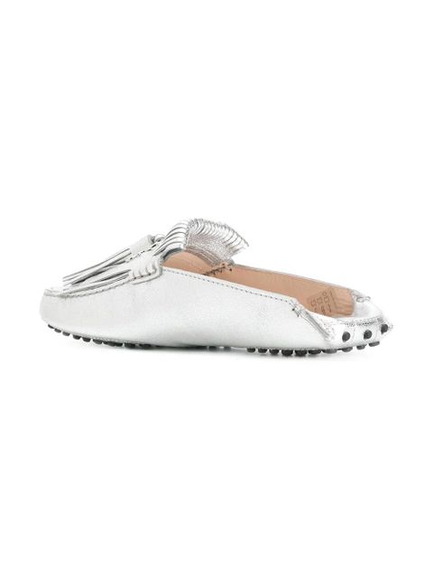 Tod's Gommino loafers - Metallic