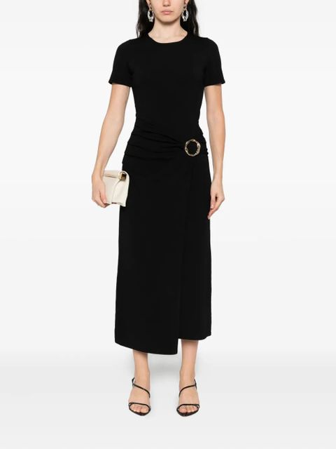 Simkhai belted draped dress - Black - zdjęcie produktu nr 2