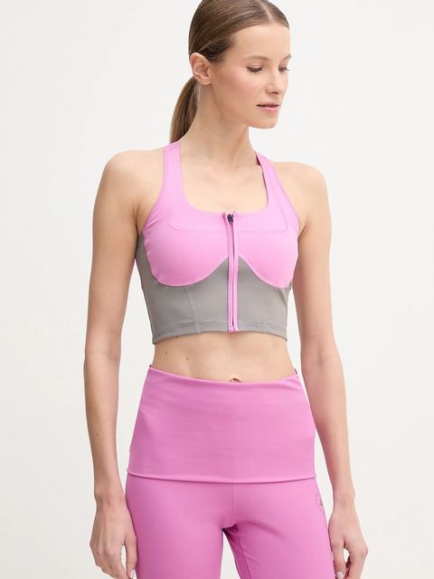 adidas by Stella McCartney top Two-Tone kolor fioletowy JP3172 - zdjęcie produktu nr 1