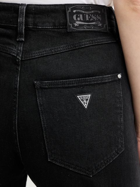 Guess jeansy z domieszką kaszmiru damskie kolor czarny W5BA1C D0711 - zdjęcie produktu nr 2