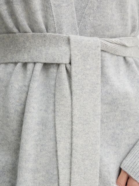 BOSS kardigan wełniany damski kolor szary 50550488