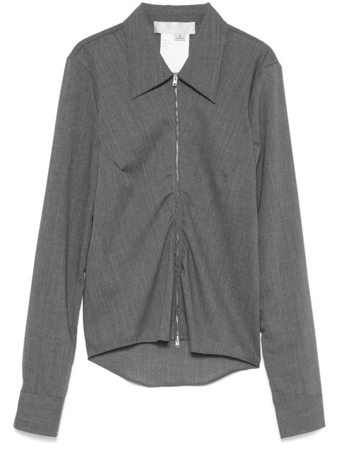 OUR LEGACY Slim Zip shirt - Grey - zdjęcie produktu nr 1