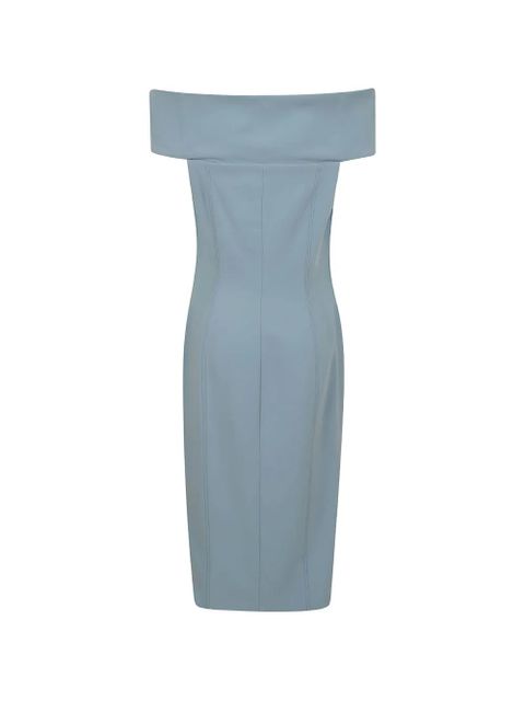 Lauren Ralph Lauren off-shoulder slit-detail dress - Blue - zdjęcie produktu nr 2