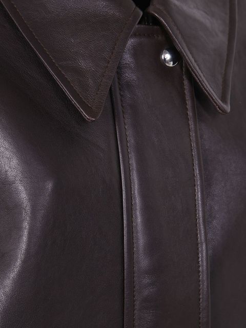 KHAITE Shelman jacket - Brown