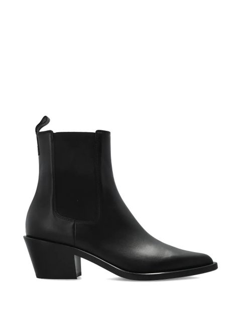 Gianvito Rossi pointed-toe ankle boots - Black - zdjęcie produktu nr 1