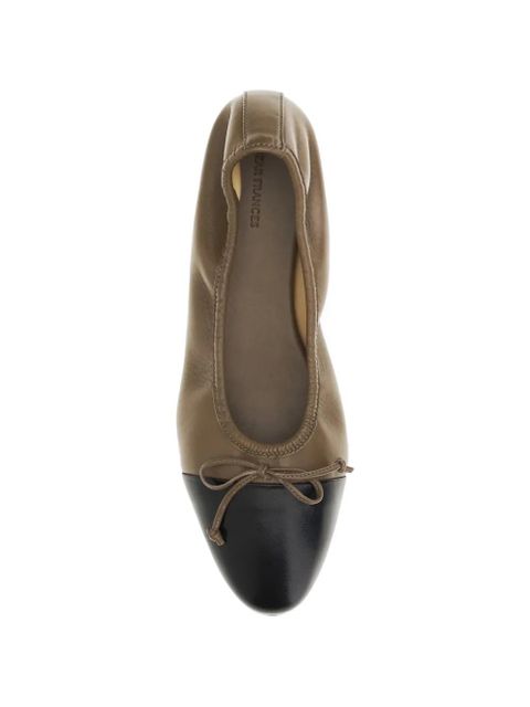 Dear Frances Gala ribbon ballet flats - Green