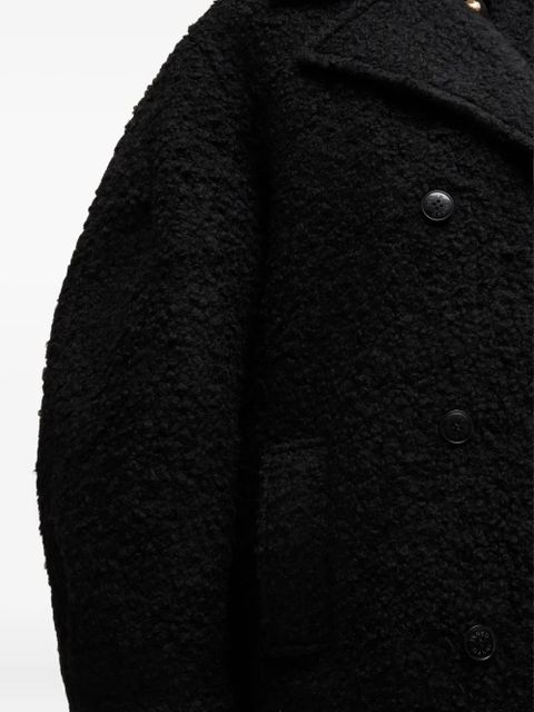 GANNI double-breasted jacket - Black