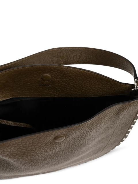 ISABEL MARANT Oskan studded shoulder bag - Green