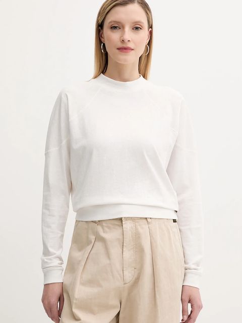 G-Star longsleeve bawełniany kolor szary D26611-D601 - zdjęcie produktu nr 1