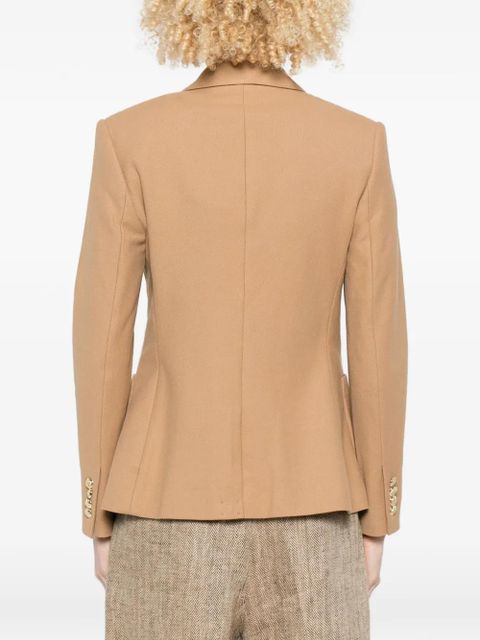 Lauren Ralph Lauren embroidery-detail chest-pocket blazer - Neutrals