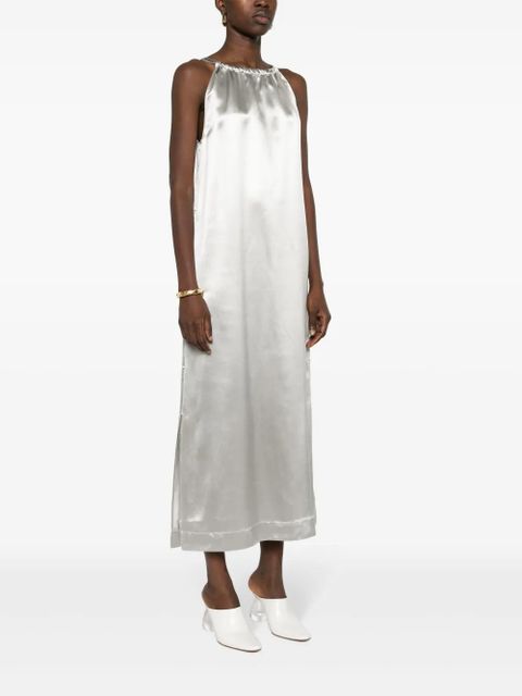 LouLou de Saison Morene metallic maxi dress - Grey