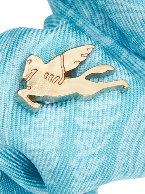 ETRO abstract-print scrunchie - Blue - zdjęcie produktu nr 2