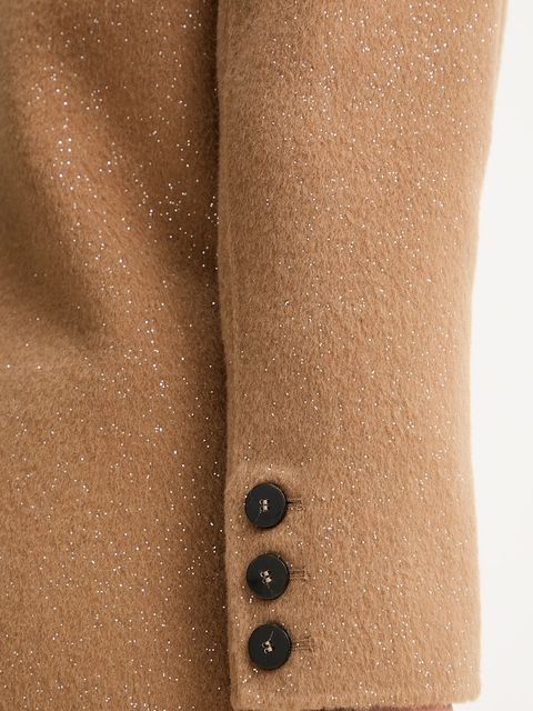 Simona Corsellini płaszcz wełniany kolor brązowy A25CPCPV0202