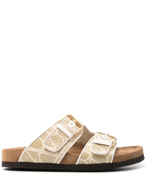 Valentino Garavani Fussfriend buckled sandals - Neutrals - zdjęcie produktu nr 1
