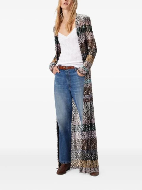 Missoni knitted long cardigan - Brown - zdjęcie produktu nr 2