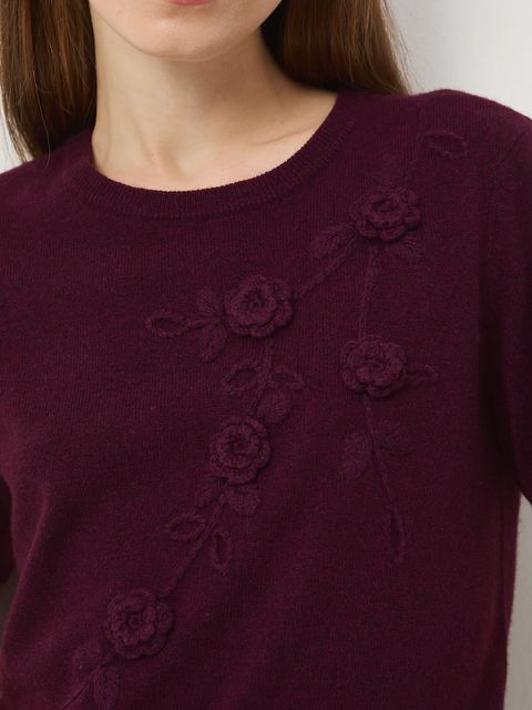 Medicine t-shirt damski kolor bordowy