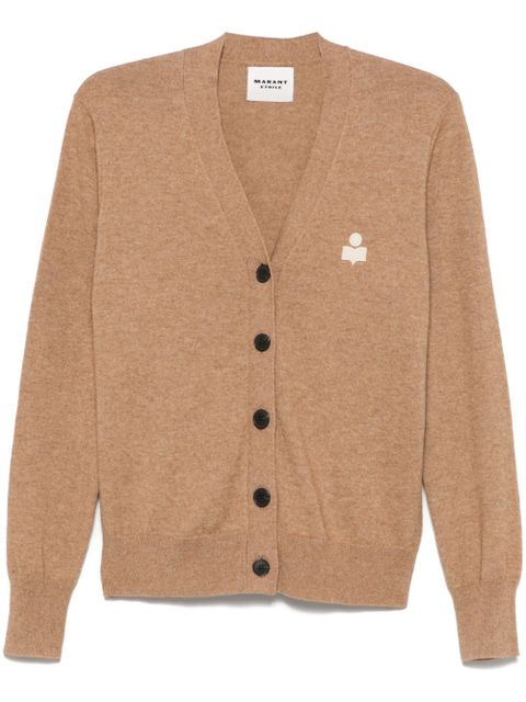 MARANT ÉTOILE Karina cardigan - Brown - zdjęcie produktu nr 1
