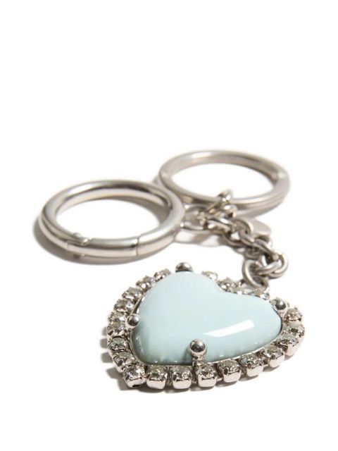 Valentino Garavani Coeur Hyperbole bag charm - Silver