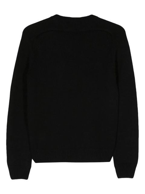 Saint Laurent crew-neck cashmere sweater - Black