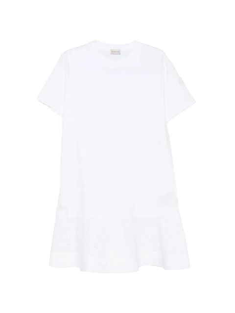 Moncler ruffled-hem mini dress - White - zdjęcie produktu nr 1