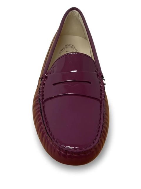 Tod's penny-detail Gommini loafers - Purple