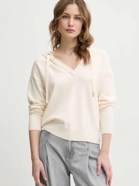 Morgan sweter MBALLON damski kolor beżowy lekki MBALLON - zdjęcie produktu nr 1