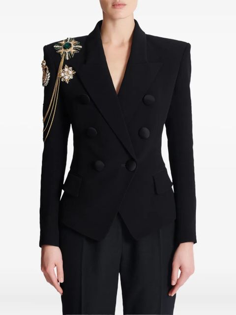 Balmain double-breasted blazer - Black
