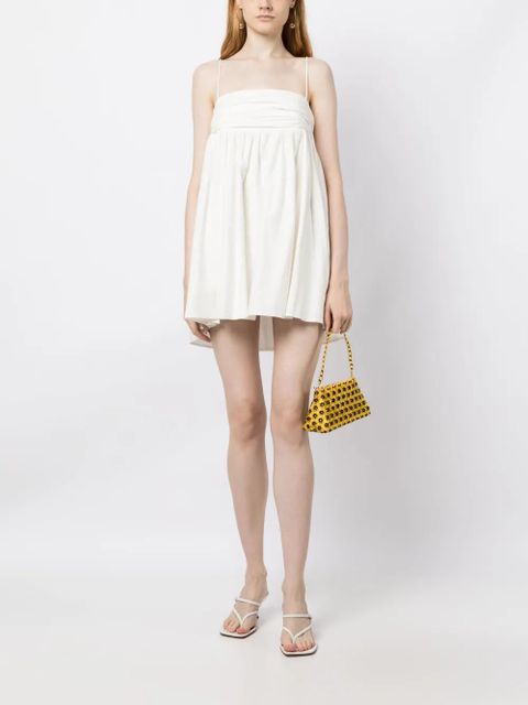 Reformation Catarina ruched minidress - White - zdjęcie produktu nr 2