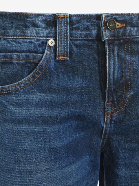 KHAITE belt-loop pocket jeans - Blue