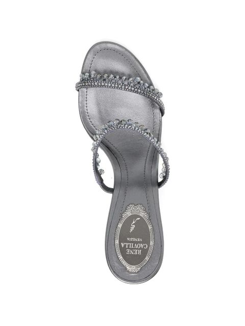 René Caovilla 65mm Chandelier sandals - Grey