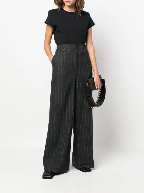 Róhe cap-sleeve crew-neck T-shirt - Black - zdjęcie produktu nr 2