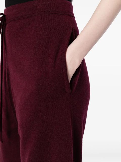 Maison Margiela wool-blend knitted trousers - Red