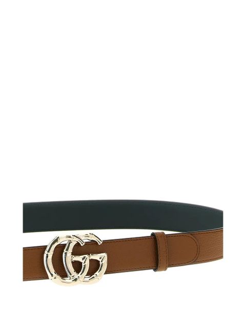 Gucci buckle leather belt - Brown