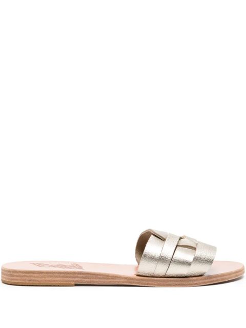 Ancient Greek Sandals Filenada flat leather sandals - Gold - zdjęcie produktu nr 1