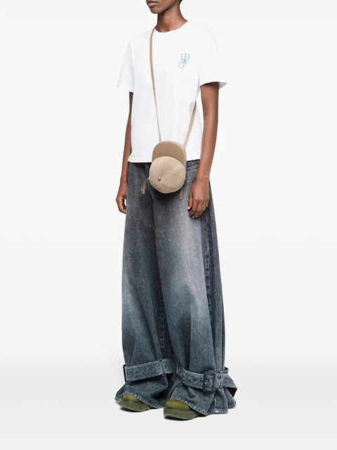 JW Anderson anchor-embroidery printed T-shirt - White - zdjęcie produktu nr 2