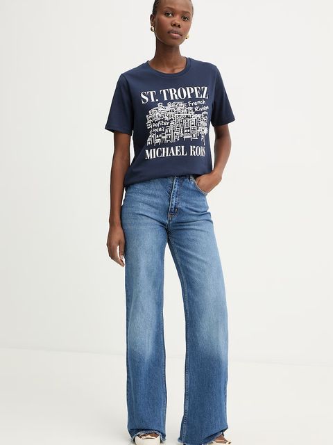 MICHAEL Michael Kors t-shirt damski bawełniany - zdjęcie produktu nr 1