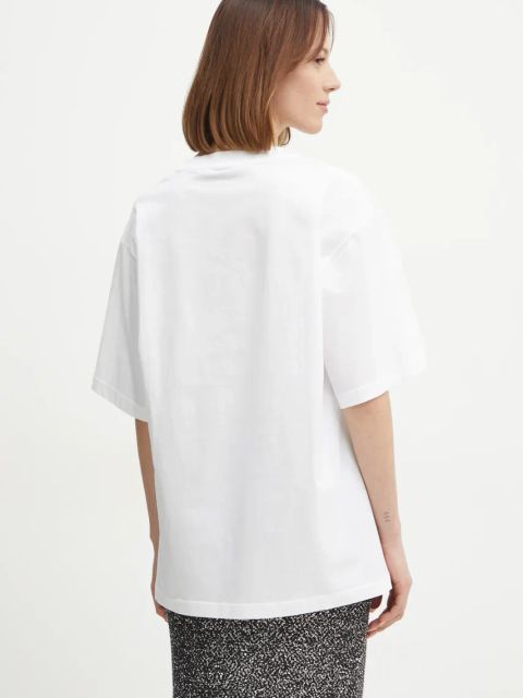 Ivy Oak t-shirt bawełniany damski kolor biały IO1100X2361