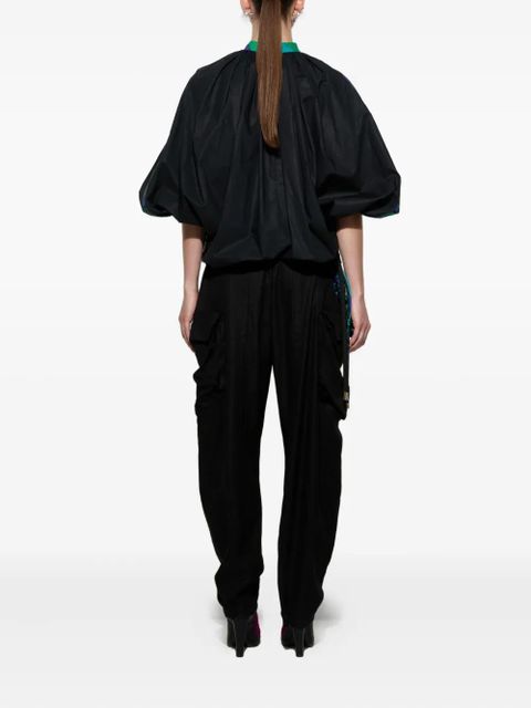 PUCCI cargo-pocket tapered trousers - Black